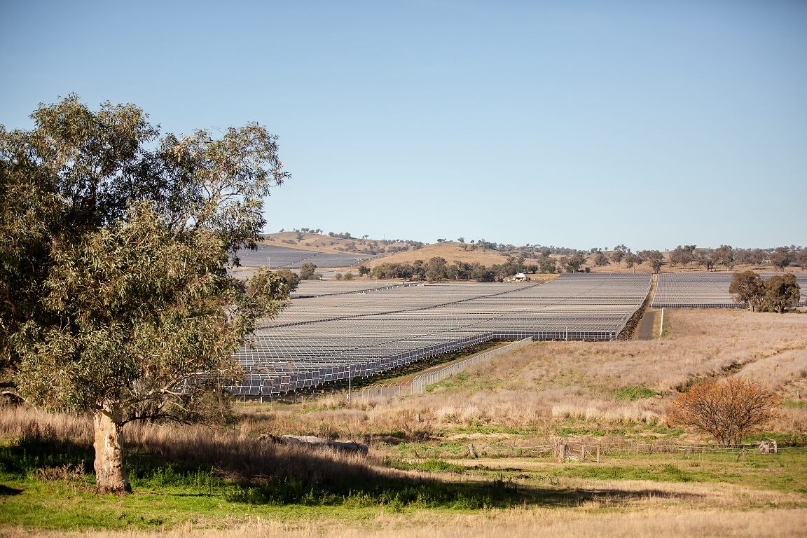 Solar farm in Avalind