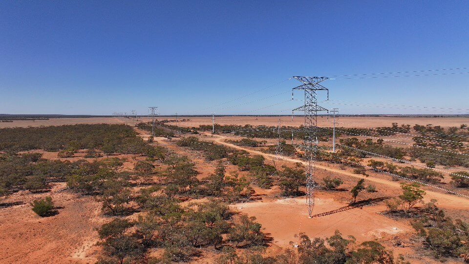 Transmission lines in Gol Gol
