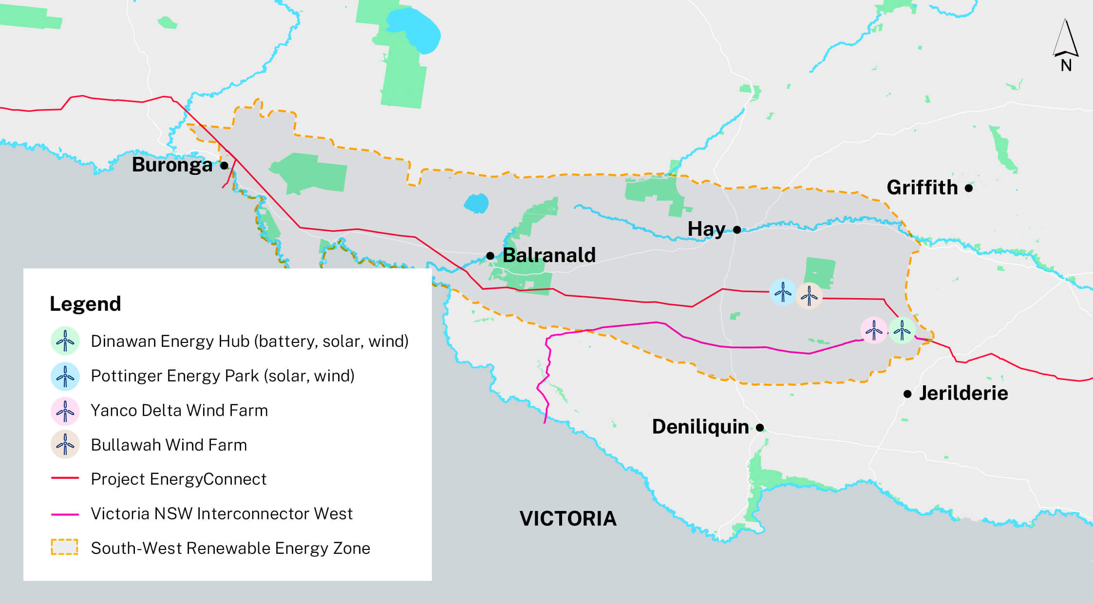 South West REZ map April 2025