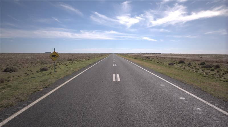 South West REZ - road with sign