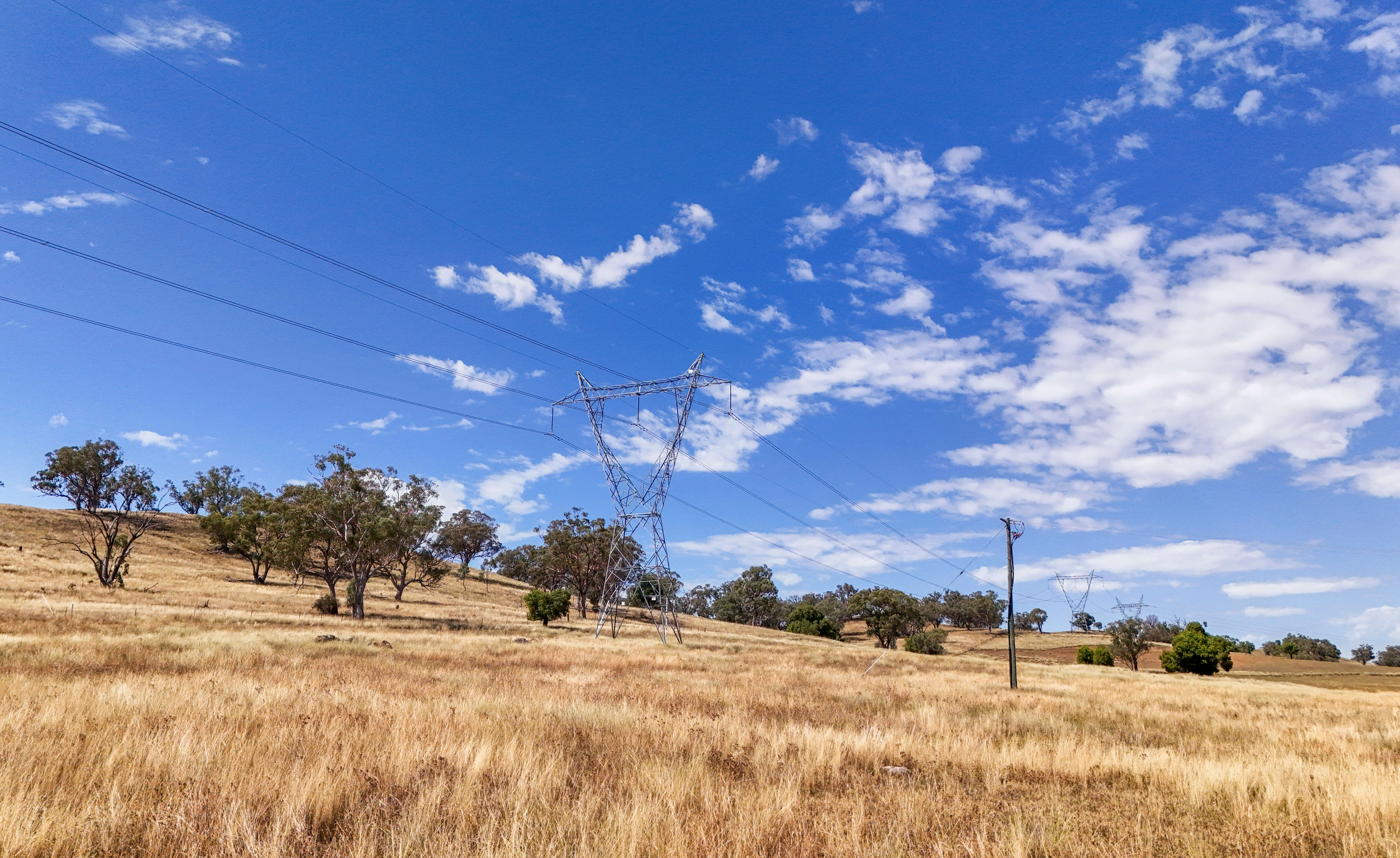 Power lines - Wellington - Central-West Orana Renewable Energy Zone