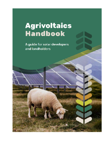 Agrivoltaics Handbook cover